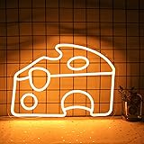 Golden Yellow Cheese Wedge Neon Light LED Sign for