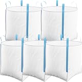 AP Automotive 5 Pack FIBC 1 Tonne Bulk Bag 85x85x85cm White Heavy Duty view 1