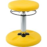 Kore Kids Adjustable Height Standard Wobble Chair - Flexible Seating Stool for Classroom, Elementary School, ADD/ADHD - Assem