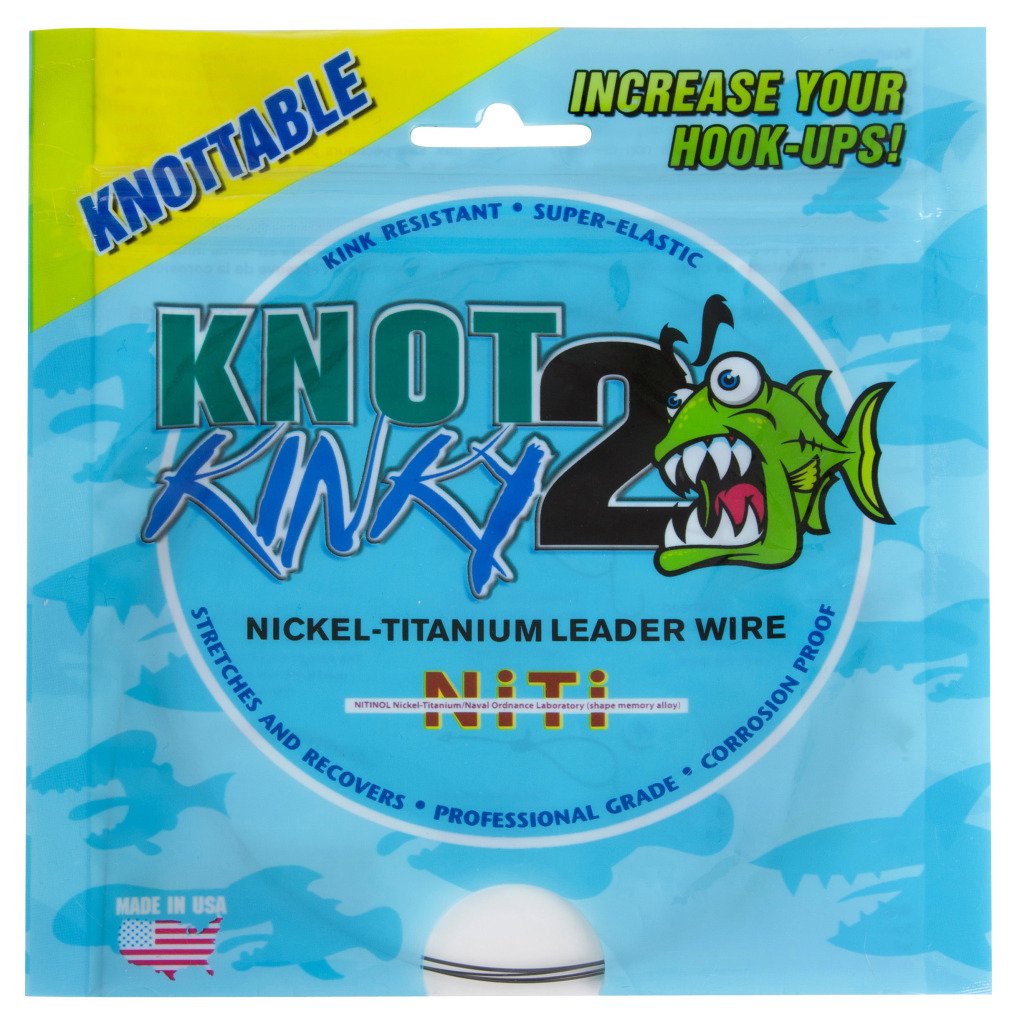 Aquateko NT02615 100-Pound Knot 2 Kinky Nickel-Titanium Leader Wire