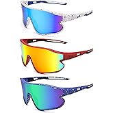GLARDEFE Kids Baseball Sunglasses - Youth Baseball Sunglasses for Boys Girls - Sports Softball Shades Age 6-14