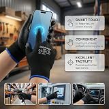 Rainberg Safety Gloves Pack 12 Pair Medium PU Non-Slip Grip Garden DIY Workwear view 6