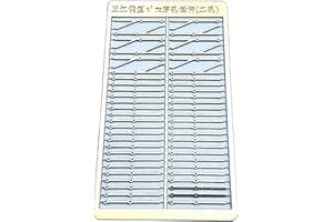 RC Model Boat Etching 1:72 Scale Brass Photo-Etched Perforated Rail Stanchions 2 Holes & 3 Holes Class Stanchions for Ship Mo