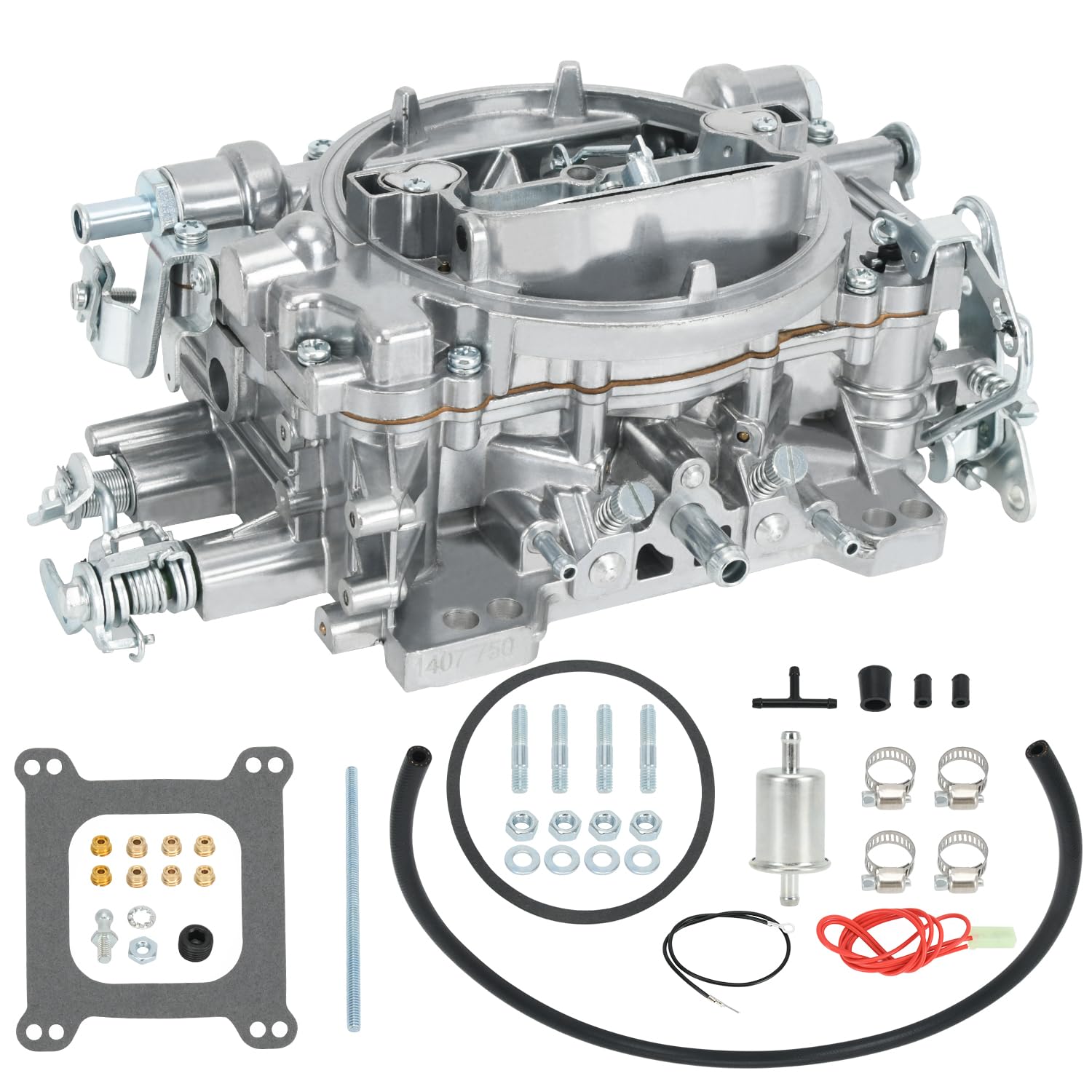 Photo 1 of SJDYYMX 1407 750 CFM 4 Barrel Carburetor w/Electric choke Square Bore Air Valve Secondary (Non-EGR)