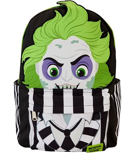 Amazon.com: Loungefly Backpack Warner Brothers - Beetlejuice  display picture 1