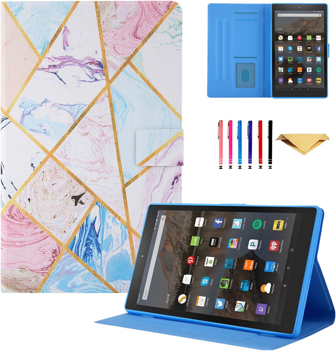 Fire HD 8 Tablet Case DTangLsm Premium Leather HD 8 Case