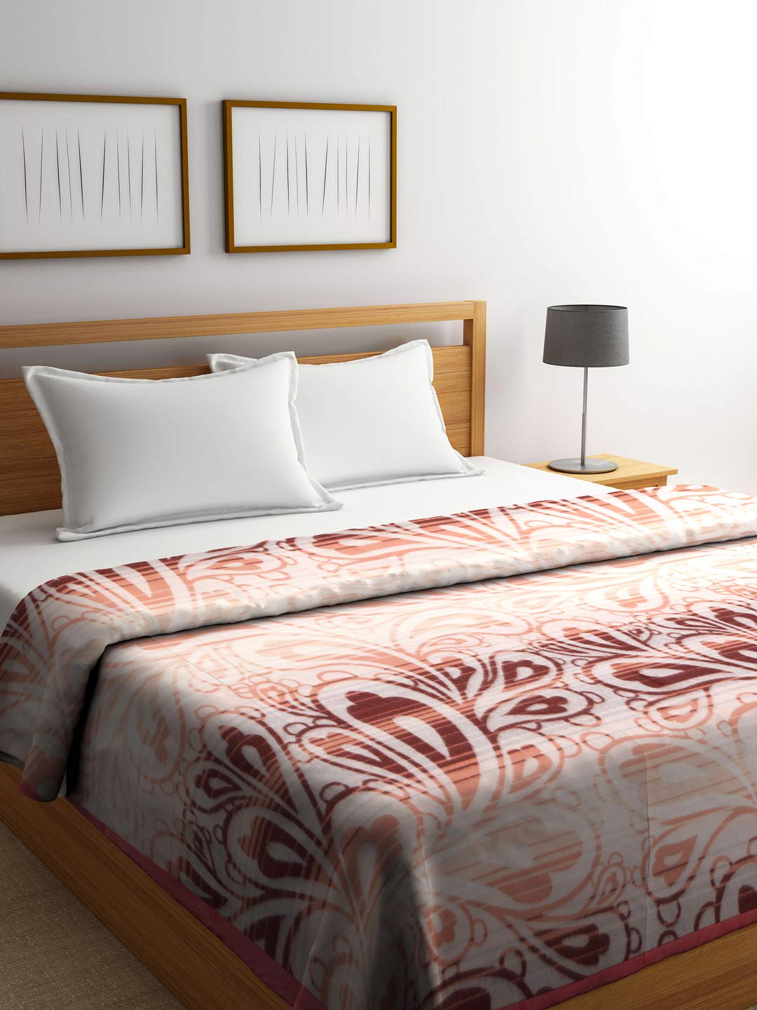 Buy Raymond Home 310 GSM Wool Multi Double Blanket Online at Low Prices