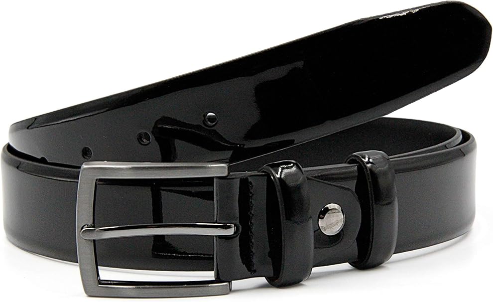 Redbridge Men's Modern Belt in Patent Leather Amazon.co.uk Clothing
