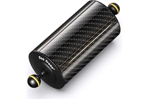Sea frogs Carbon Fiber Float Arm D80mm, 8'', for Ultralight, Aquatic Arm, Buoyancy Provided 600g, Underwater Camera System Diving Tray Video Light/Strobe GA-10