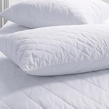Amazon Com Set Of 2 New Zippered Quilted Pillow Covers Standard