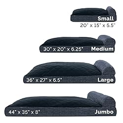 Furhaven Quilted Fleece & Suede Print Chaise Lounge