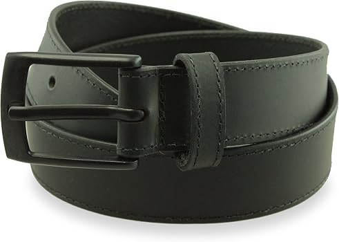 Highliner Made In Usa Metal Free Travel Leather Belt By Thomas Bates 32 Black At Amazon Men S Clothing Store