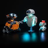 LocoLee Light kit Compatible with Lego 43279 Wall-E and EVE - No Model Only Light, LED Lighting Accessories Compatible with L