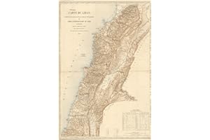 Lebanon Map Journal: Vintage Map Notebook