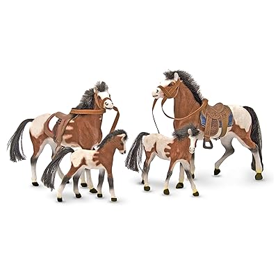 Melissa Doug Horse Family Set with Collectible Cameroon Ubuy - Main Image