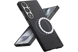 pitaka for S25 Ultra Case 6.8 Inch, Compatible with MagSafe, Slim & Light Samsung Galaxy S25 Ultra Case, 600D Aramid Fiber Made [Ultra-Slim Case - Black/Gray]