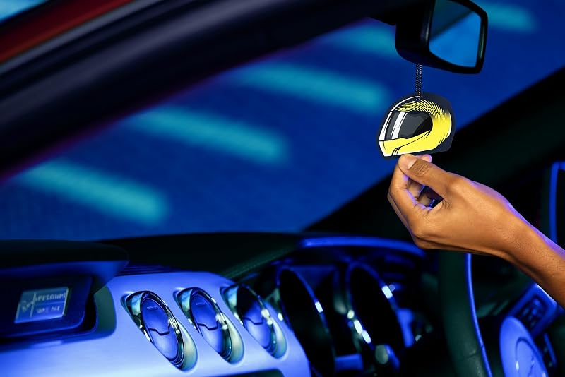 Ambientador de Carro Suspenso da Série™ Podium – Logótipo do capacete, fragrância Victory Lap™, Removedor de Odores do Automóvel, até 40 Dias de Frescura em Colaboração com a Oracle Red Bull Racing