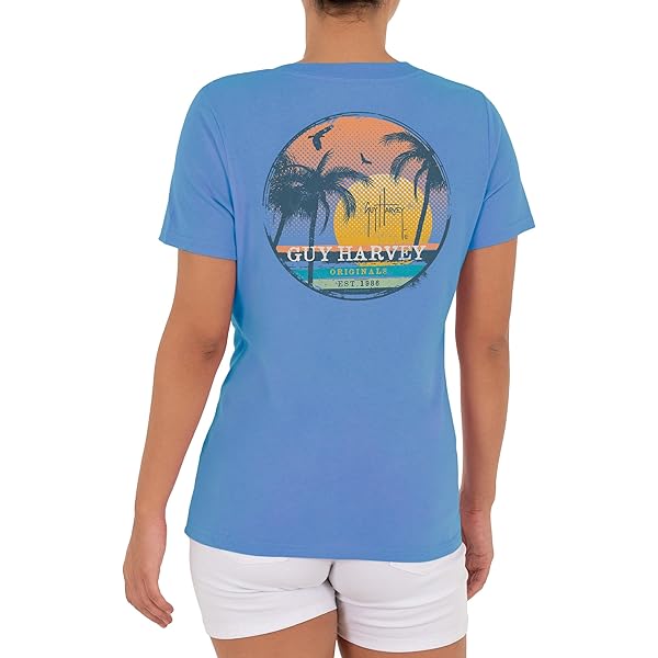 Guy Harvey Women's Short Sleeve Chat Room Tee Zambia