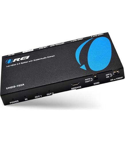 Amazon.com: GEFEN GTB-HD4K2K-148C-BLK 4K Ultra HD 1:8 Splitter for