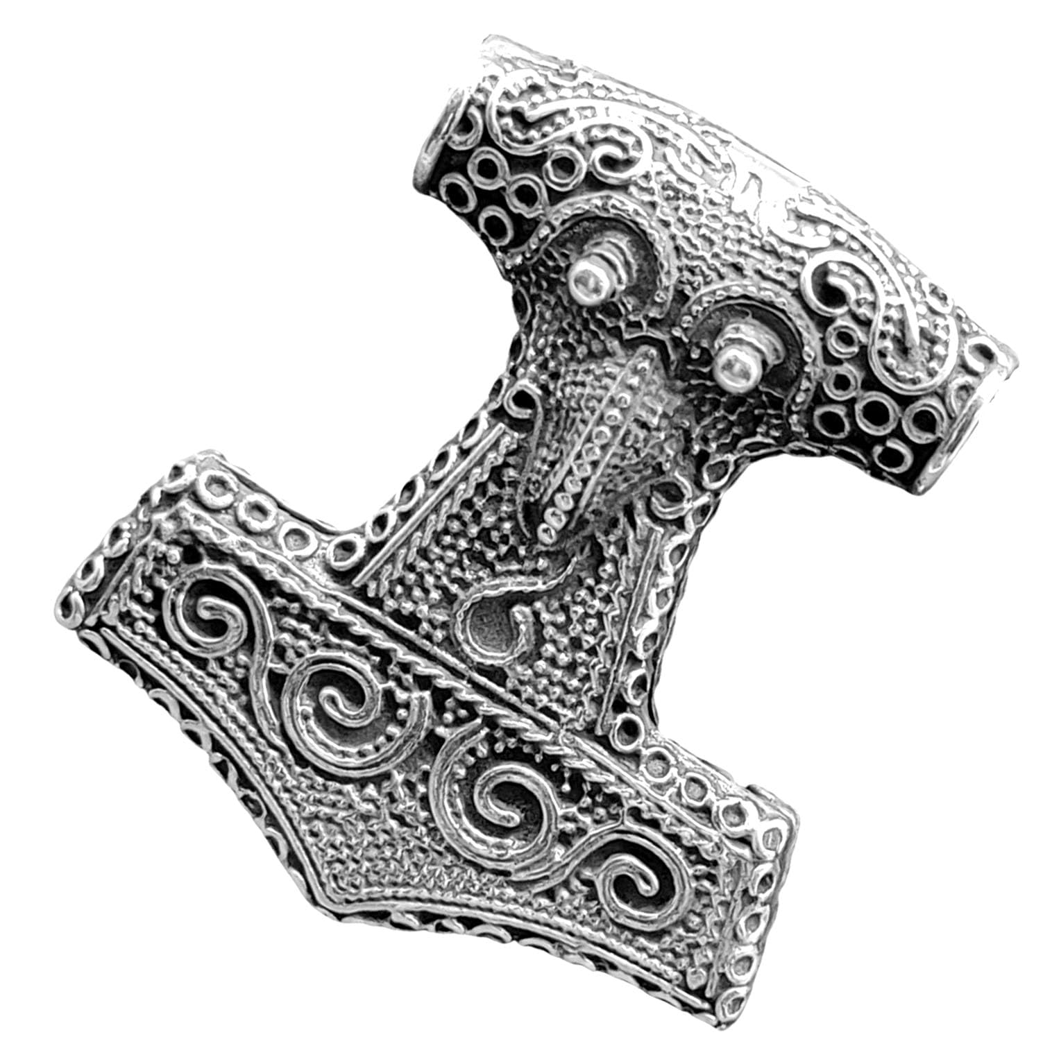 Thor's Hammer Pendant 925 Sterling Silver No. 150