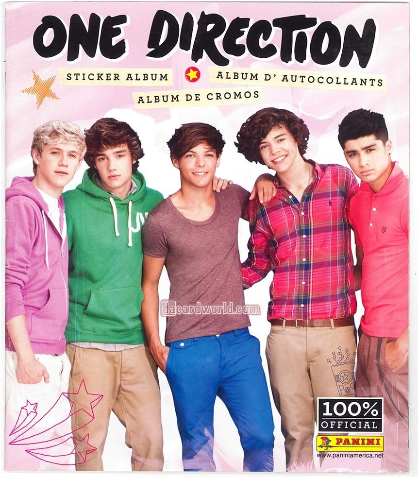 Amazon Com One Direction 32 Page Collector Sticker Album With 10 Stickers Toys Games