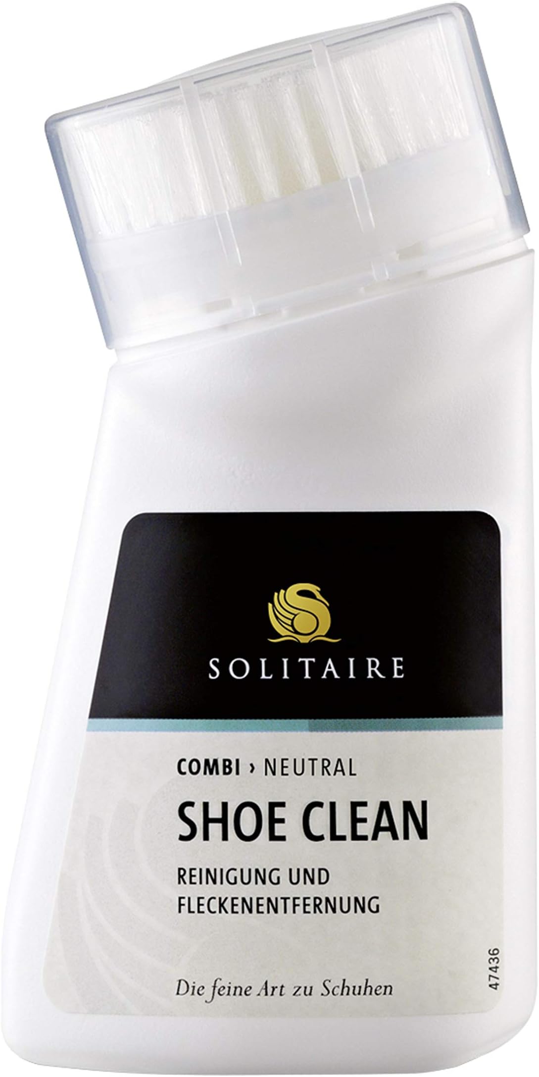Solitaire Men's Clean Shoe Treatments & Polishes, Transparent, 75.00 ml