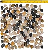 Hisredsun Decorative River Pebbles 3.96 lb for Aquarium Garden Landscaping view 2