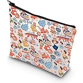 VAMSII Animated Movie Inspired Canvas Makeup Cosmetic Bag Movie Fans Gift (P o the Cliff)