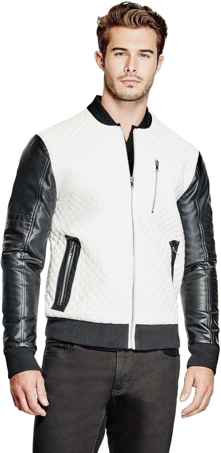 guess men's quilted jacket