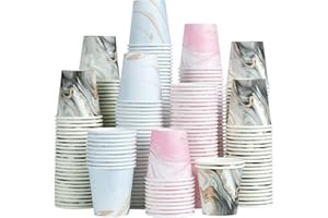 Huifany 3 oz Paper Cups – 600 Count, Bathroom Cups Small Paper Cups, Mouthwash Cups Disposable Small Cups, Mini Cup for Bathroom, Water, Coffee, Snack, Party