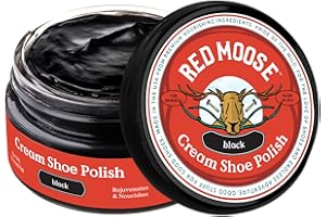 RED MOOSE Boots and Shoe Cream - Shoe Polish Kit for Leather - Shoes Shine - Made in the USA