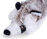 Petface Woodland Critters Large Dog Toys Pack of 4 Fox Racoon Plush Squeaky view 2