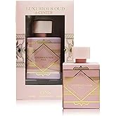 A CENTER Luxurious Oud Pink Women's Perfume Floral, Fruity, Musk, Sandalwood, Vanilla Eau De Parfum Long Lasting Fragrance 3.4Fl Oz Perfume for Women with Elegant Bottle