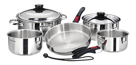 Magma Products A10 360l Ind 10 Piece Gourmet Nesting Stainless