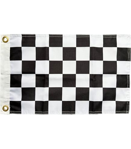Amazon.com : AMZFLAG Checkered Flag Black and White Racing 12x18