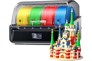 Official Creality CFS, Multicolor 3D Printer Filament System, Anti-Moisture Filament Storage, Supports 16 Color Printing for K2 Combo/K1 Series CFS Upgrade Kit/K1 MAX/K1 SE/K1C/Hi