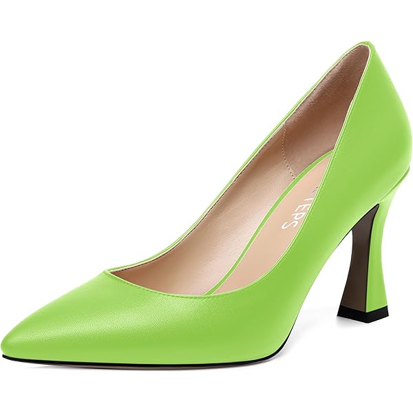 靴 OHGA Green check pumps OHGA Green check pumps