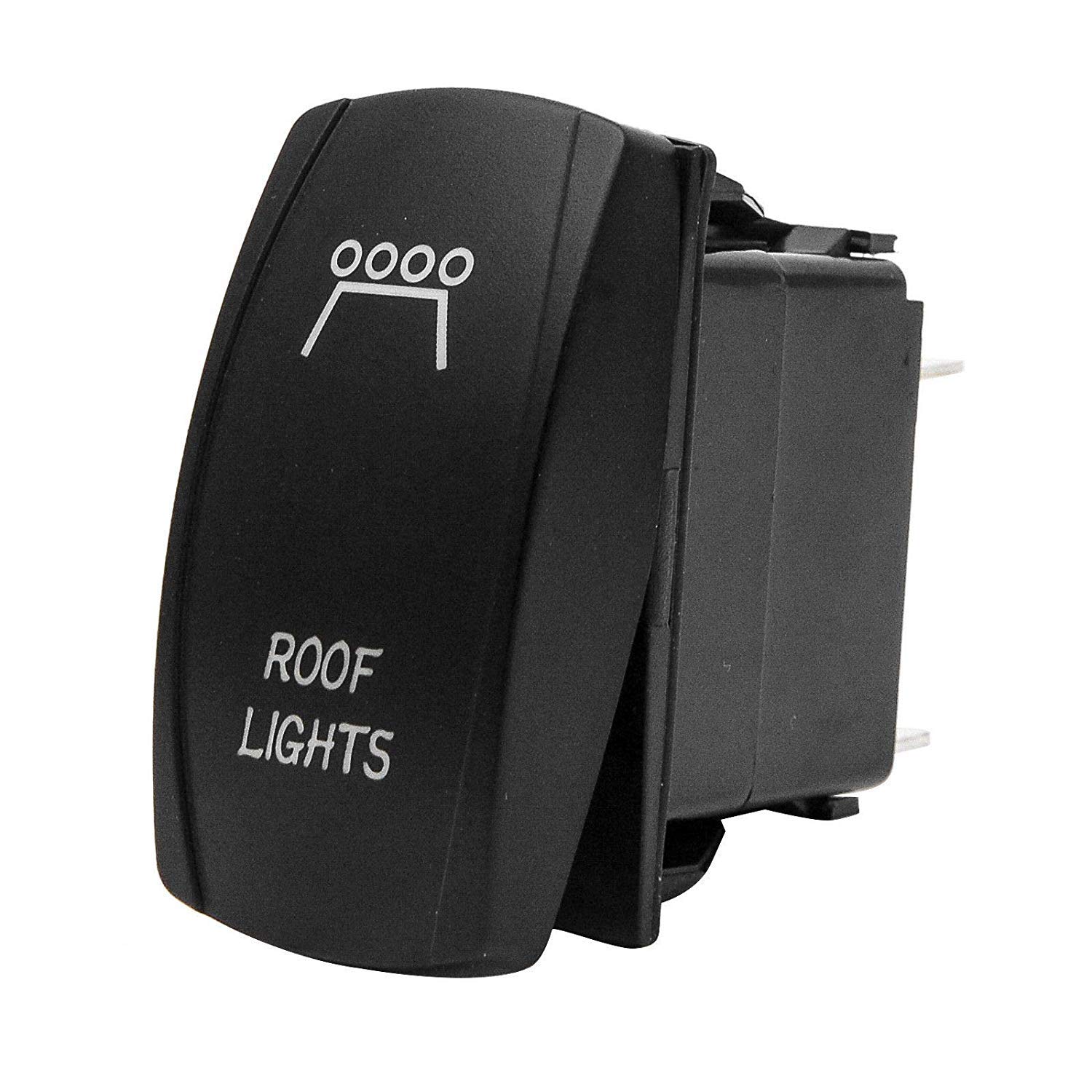 MACHSWON HugeAuto LED Light Bar Wiring Harness, 12V 40A Relay, ON/OFF Switch, Black, Manual, Rotary, Panel Mount, IP67, 300W, 1 count