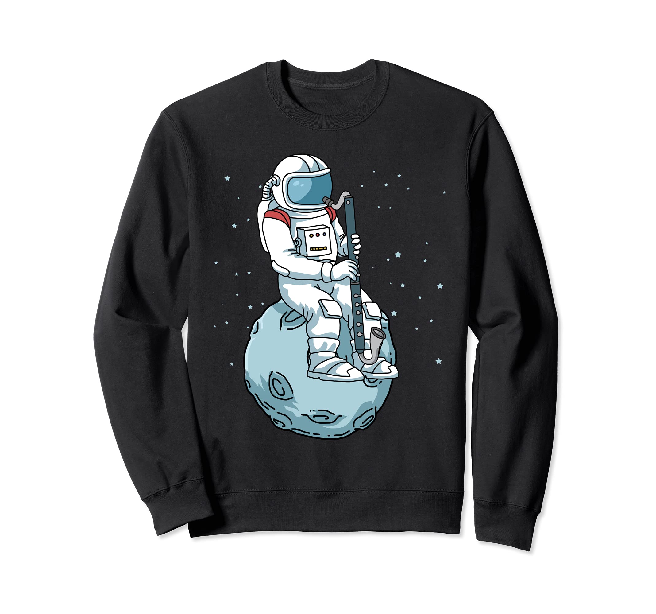 Bass Clarinet Jazz Music Astronaut Bass Clarinet Sweatshirt