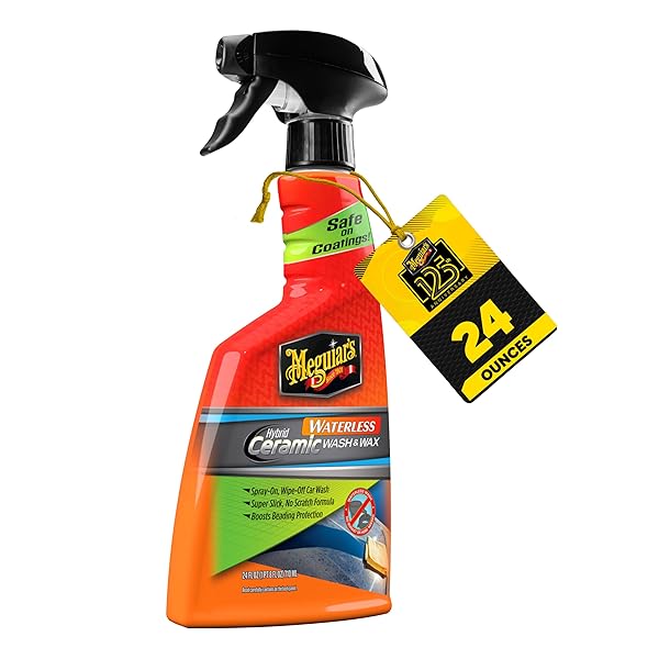 MEGUIAR’S HYBRID CERAMIC WATERLESS WASH & WAX –...