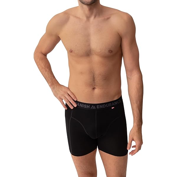 Underworks Cotton Spandex Compression Boxer Briefs - Ultra Light Support For Men