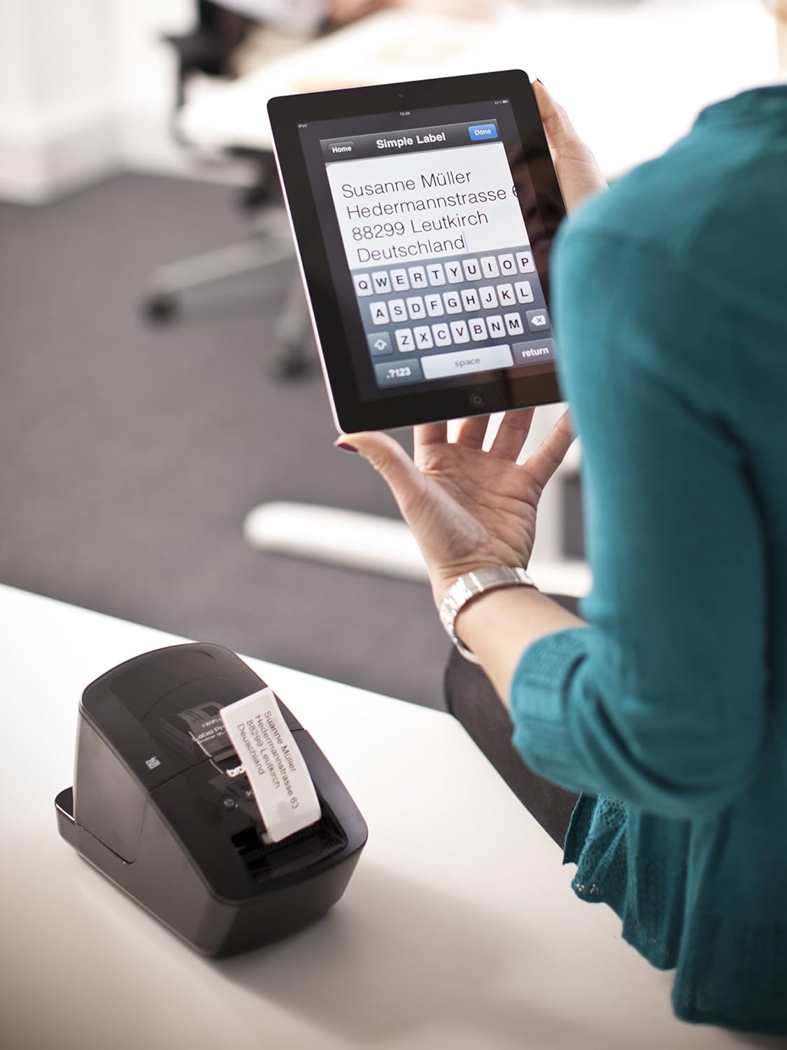 Brother QL-820NWB Professional, Ultra Flexible Label Printer with Multiple Connectivity options : Office Products