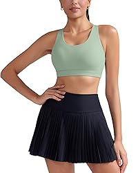 RUNNING GIRL Sports Bra for Women, Criss-Cross Back