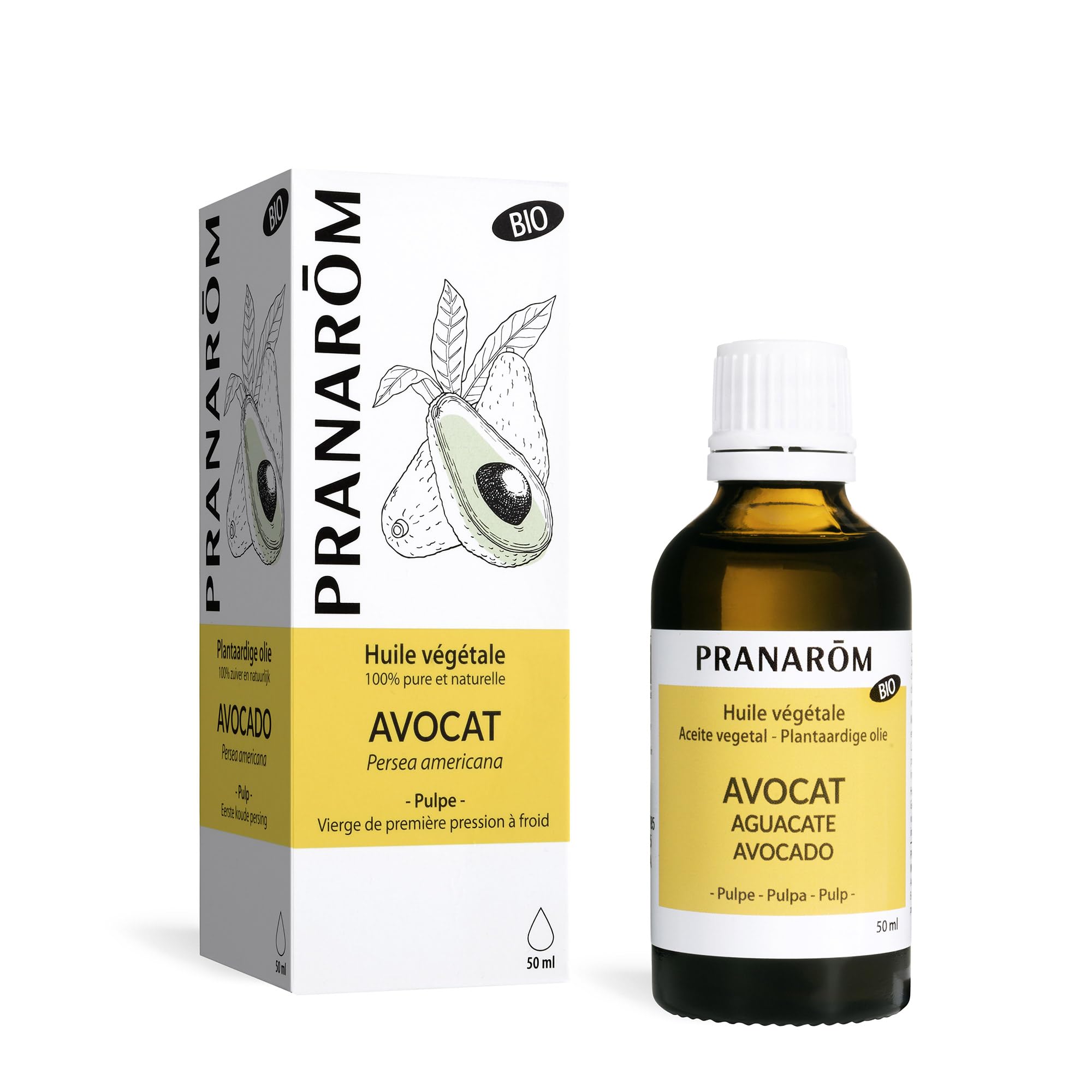 Pranarôm Organic Avocado Vegetable Oils 50 ml