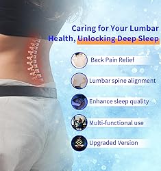 Lumbar Support Pillow for Bed Relief Back