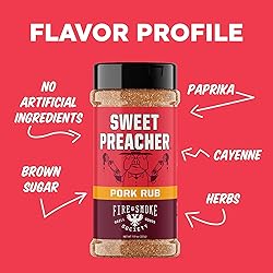 Fire & Smoke Society Sweet Preacher Pork Rub | BBQ
