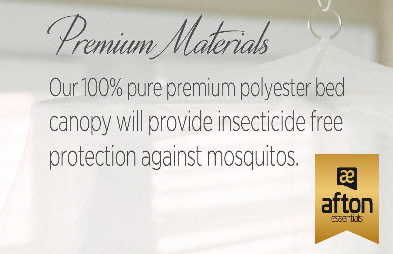 Afton Essentials Premium Bed Canopy Mosquito Net