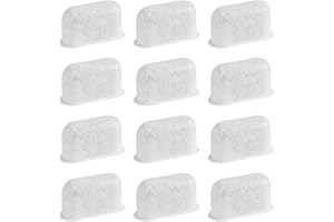 12pcs Replacement Coffee Filters for Drew Barrymore Maker, Activated Charcoal Water Filters Accessories Compatible with Drew 
