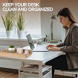 KIRIGEN Wooden Letter Tray Single Tier A4 Desk Organizer Paulownia Wood view 7