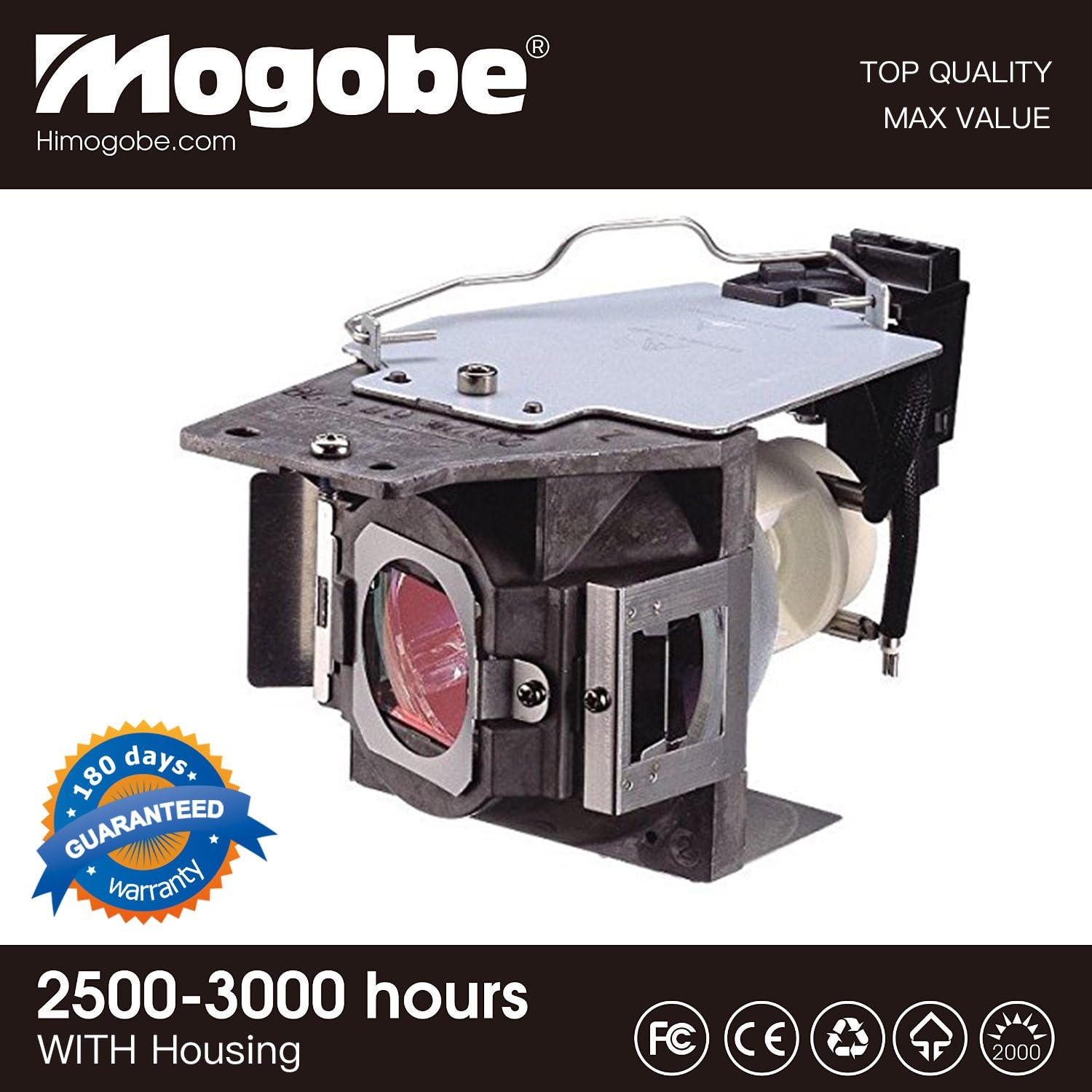 Mogobe for RLC-079 Compatible Projector lamp with housing Fit for VIEWSONIC PJD7820HD PJD7822HDL